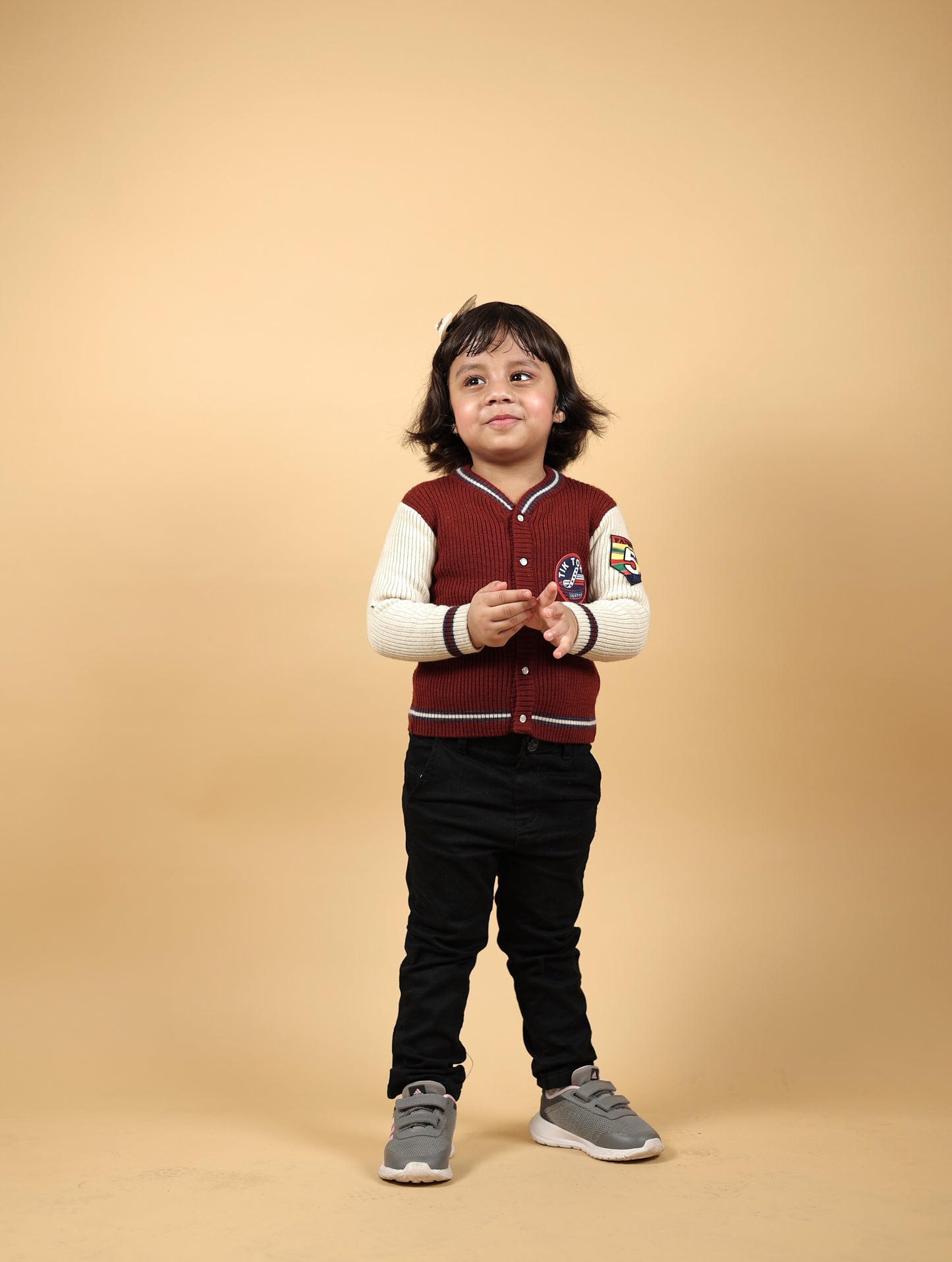 Crimson Frost Pure Merino Wool Herb Dyed Varsity Jacket