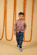 Playful Mélange Herb Dyed Pure Merino Wool Cardigan