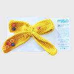 HAND CROCHET MERINO WOOL HAIR ACCESSORIES