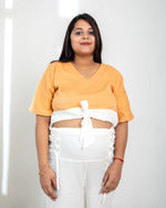 V-Neck Tie-up Maternity Top