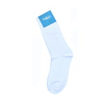 100% Bamboo Crew White Socks