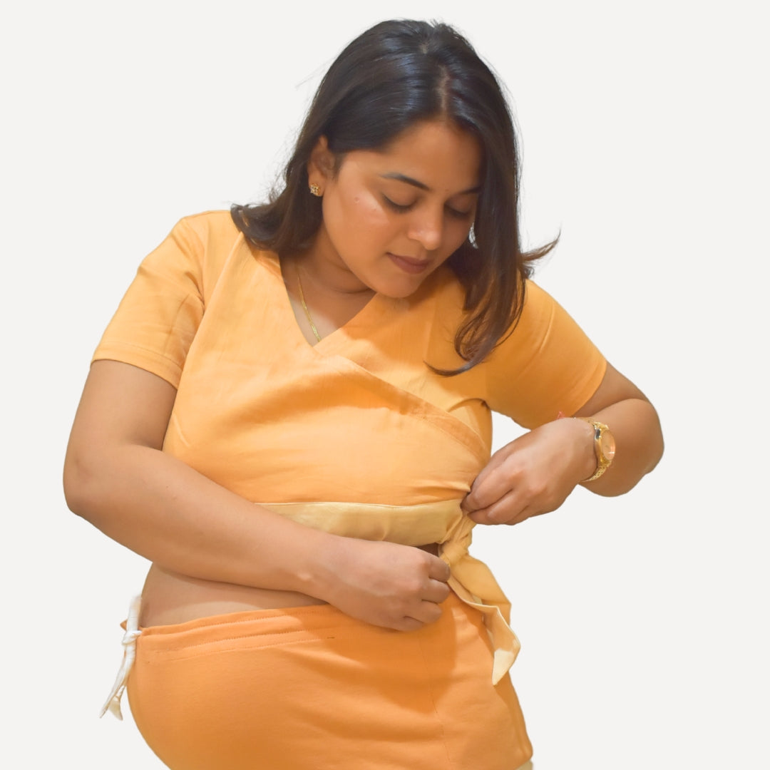 Wrap Style Maternity Support Top