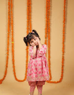 हैंड ब्लॉक प्रिंटेड धोती कुर्ता सेट