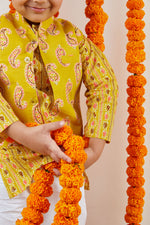 Kairi Print Jacket with Coordinating Kurta & Pajama