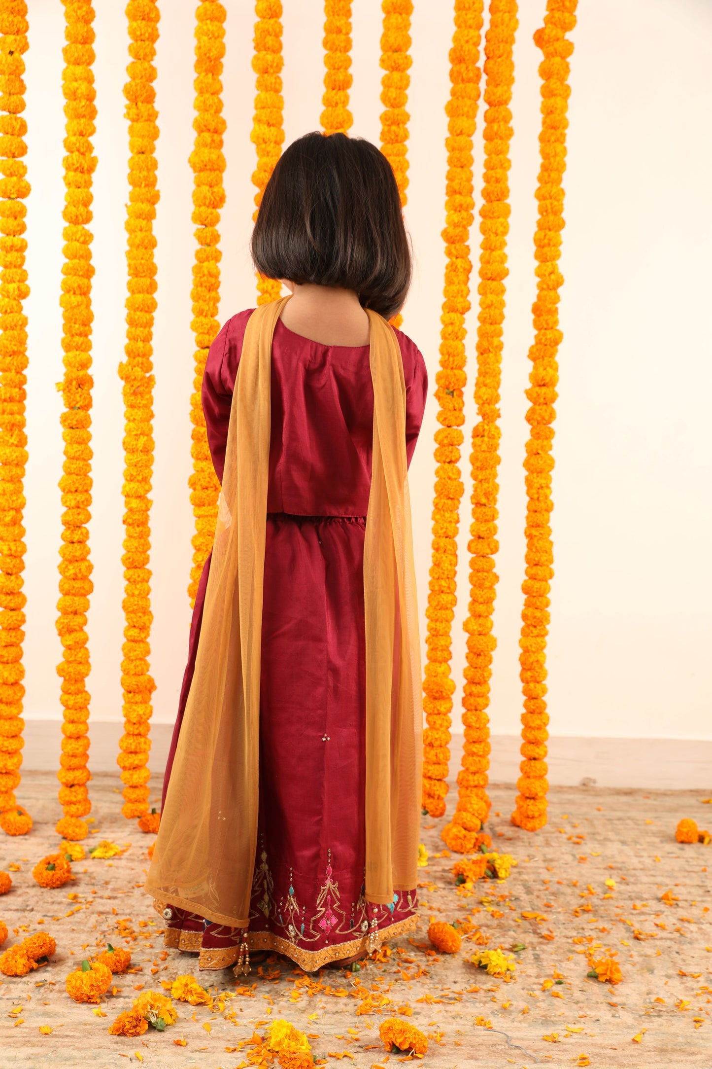 Silk Embroided Lehenga Choli Set