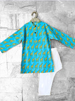 Giraffe Safari Cotton Kurta Pajama
