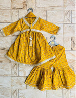 Saffron Yellow Nyra Cut Sharara Set