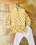 Butter Blossom Jacket Kurta Set