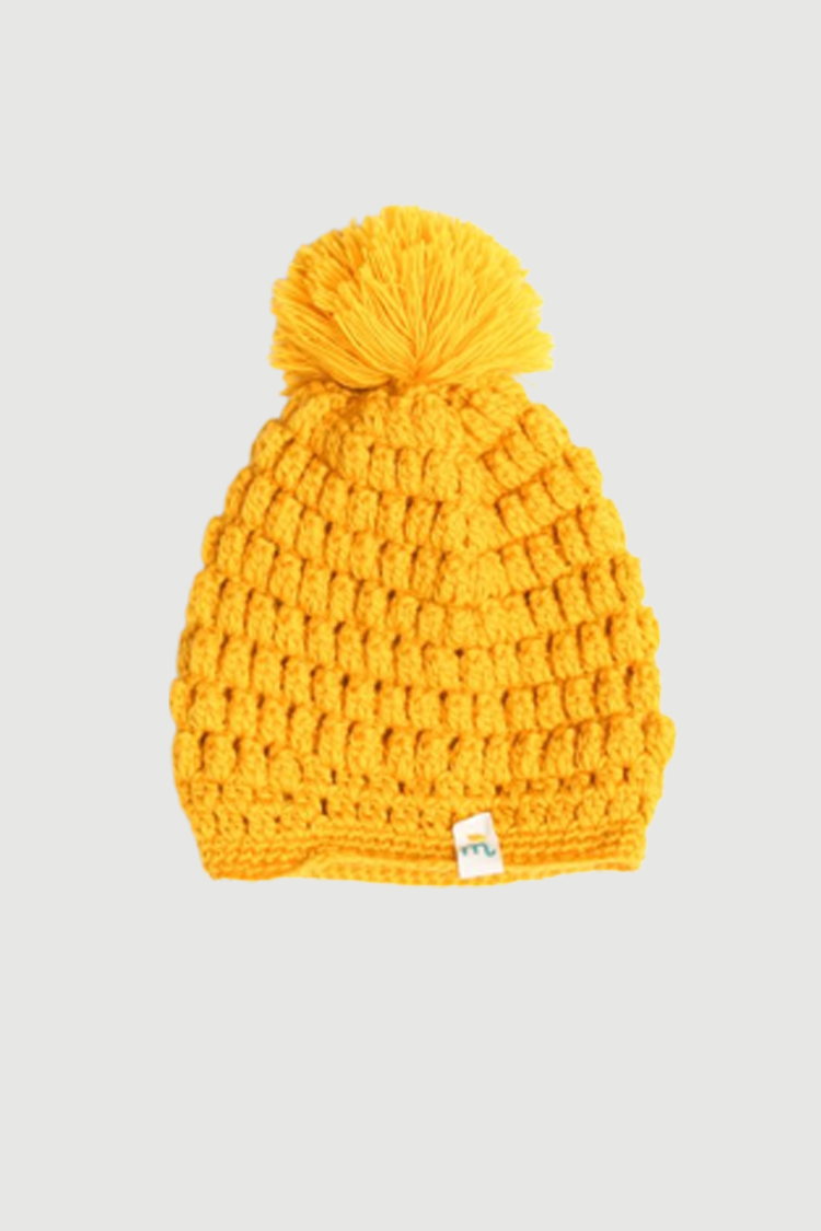 100% Pure Merino Wool Crochet Cap
