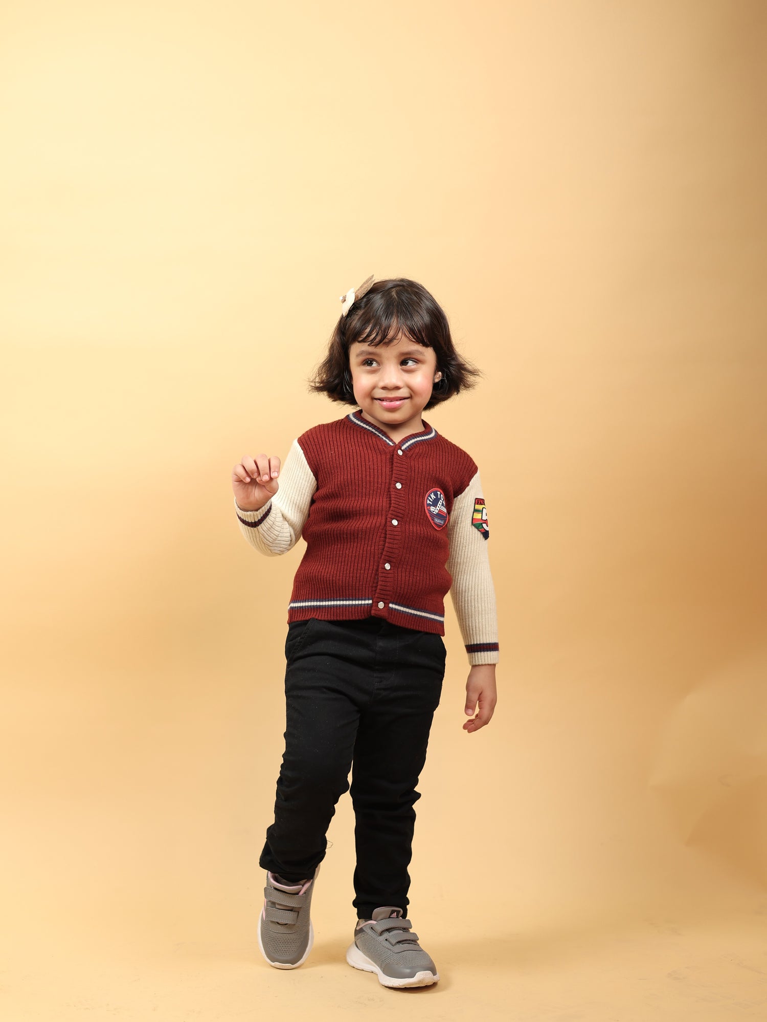 Crimson Frost Pure Merino Wool Herb Dyed Varsity Jacket