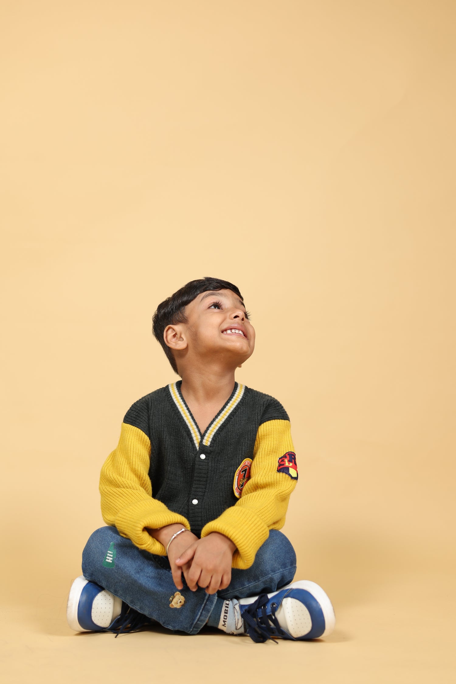 Honeycomb Hustle Pure Merino Wool Herb Dyed Varsity Jacket