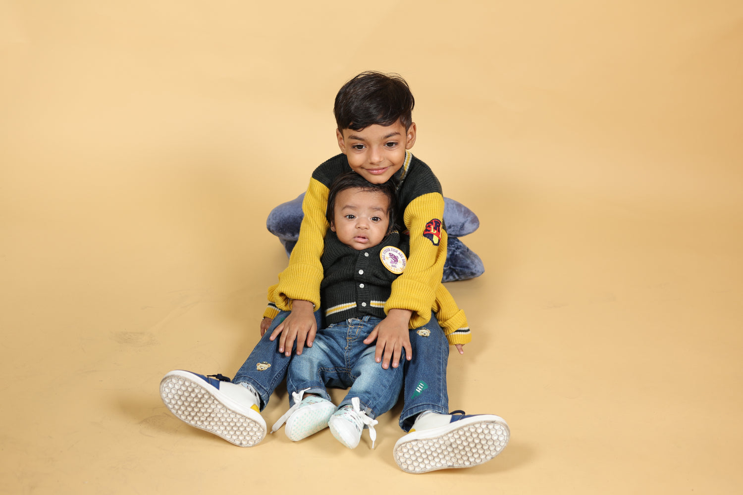 Honeycomb Hustle Pure Merino Wool Herb Dyed Varsity Jacket