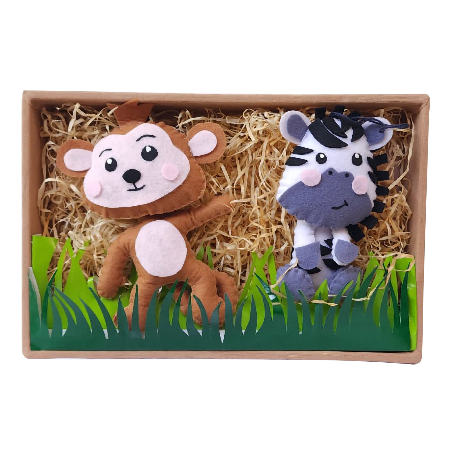 HANDMADE JUNGLE ANIMAL DUO GIFT SET