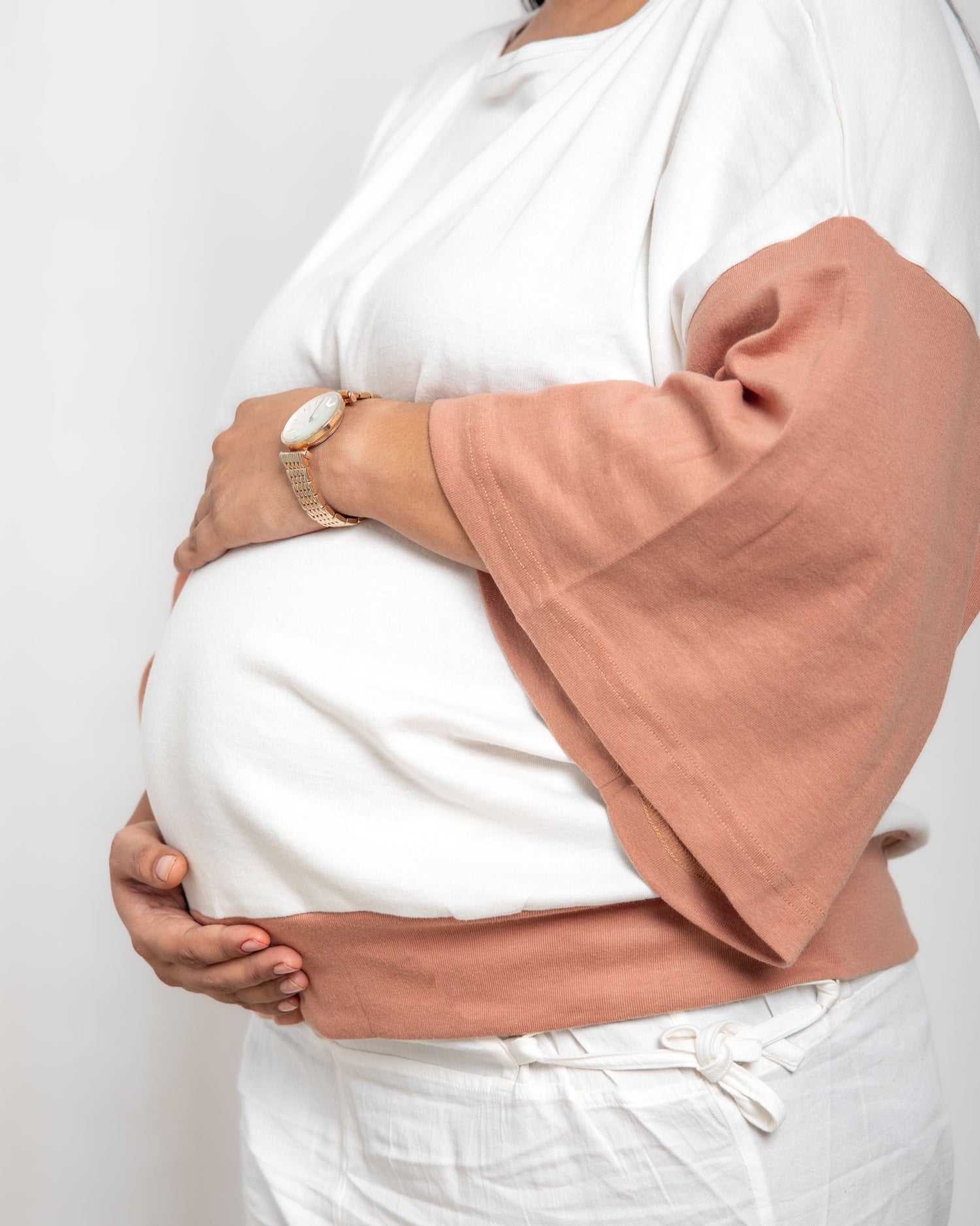 Drop Shoulder Lounge Maternity Top