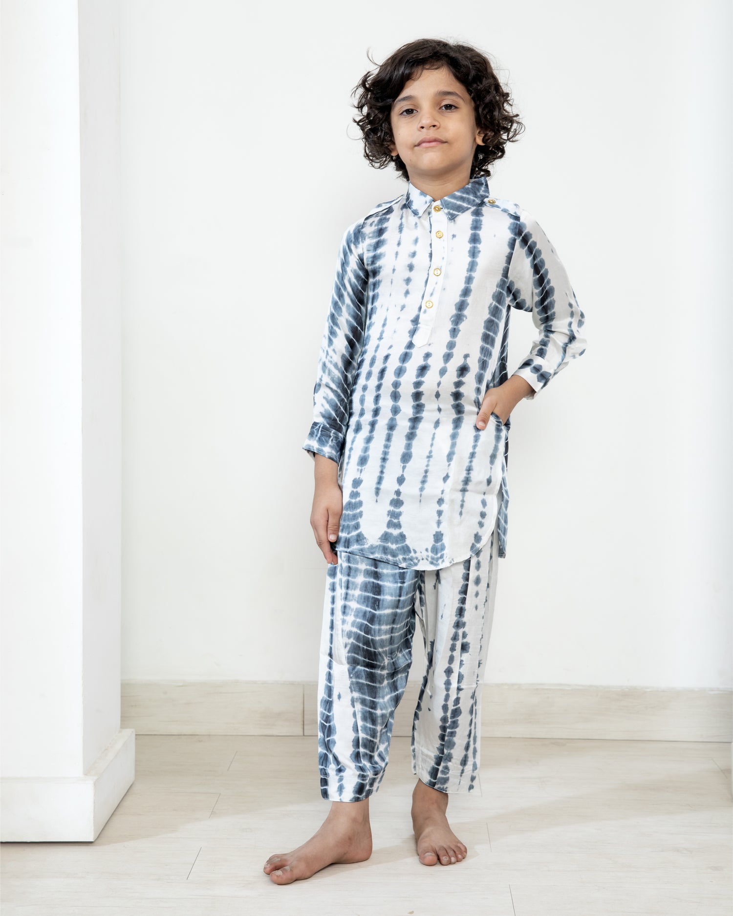 Neel Leher Kurta Set