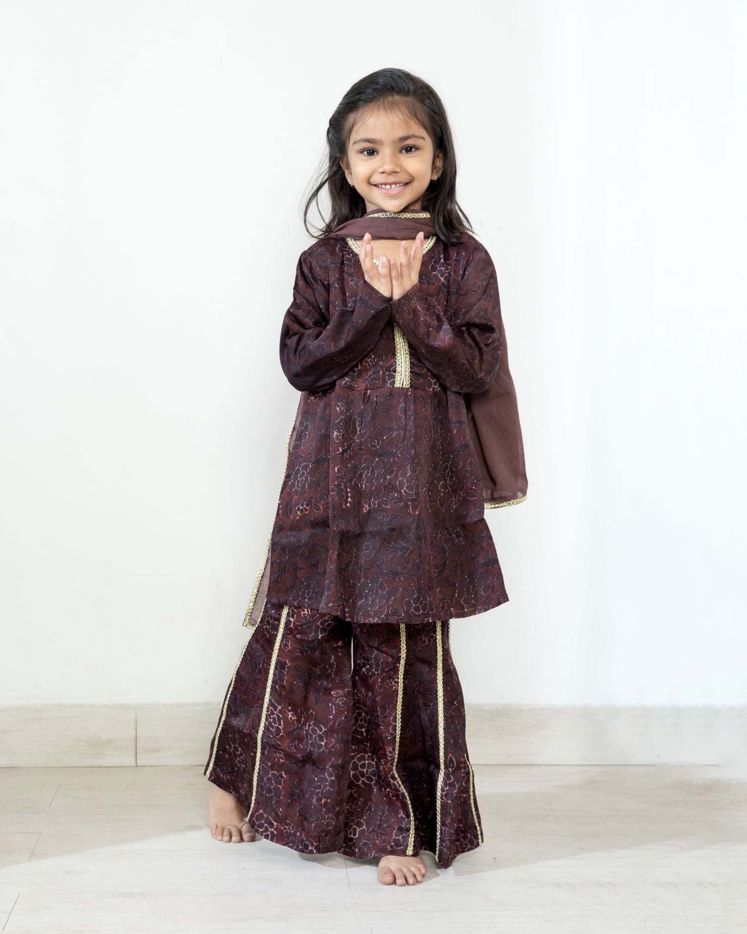 Little Bloom Anarkali Sharara Set
