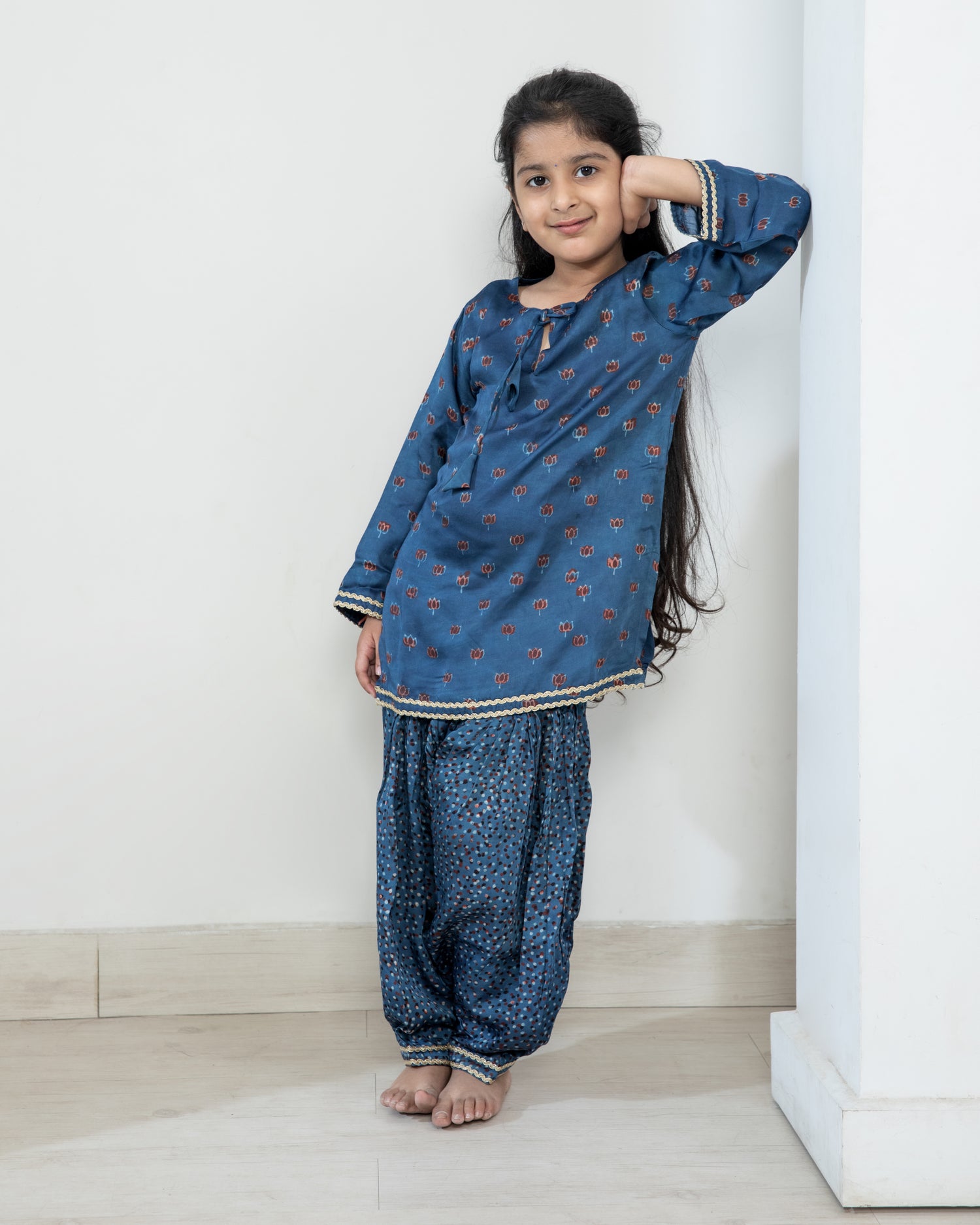 Dot & Bloom Dhoti Set