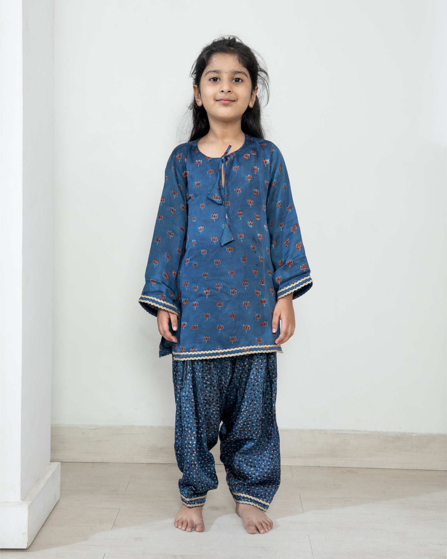Dot & Bloom Dhoti Set