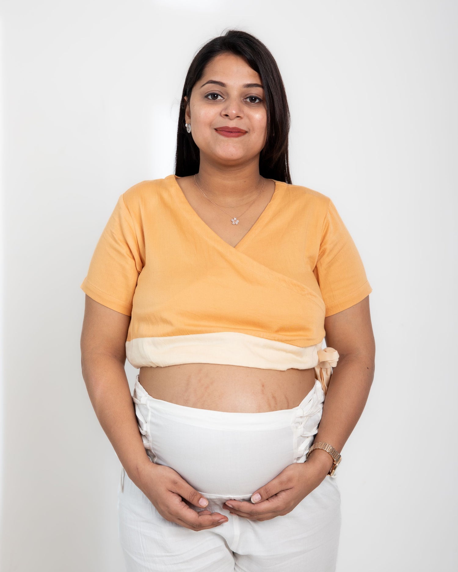 Wrap Style Maternity Support Top