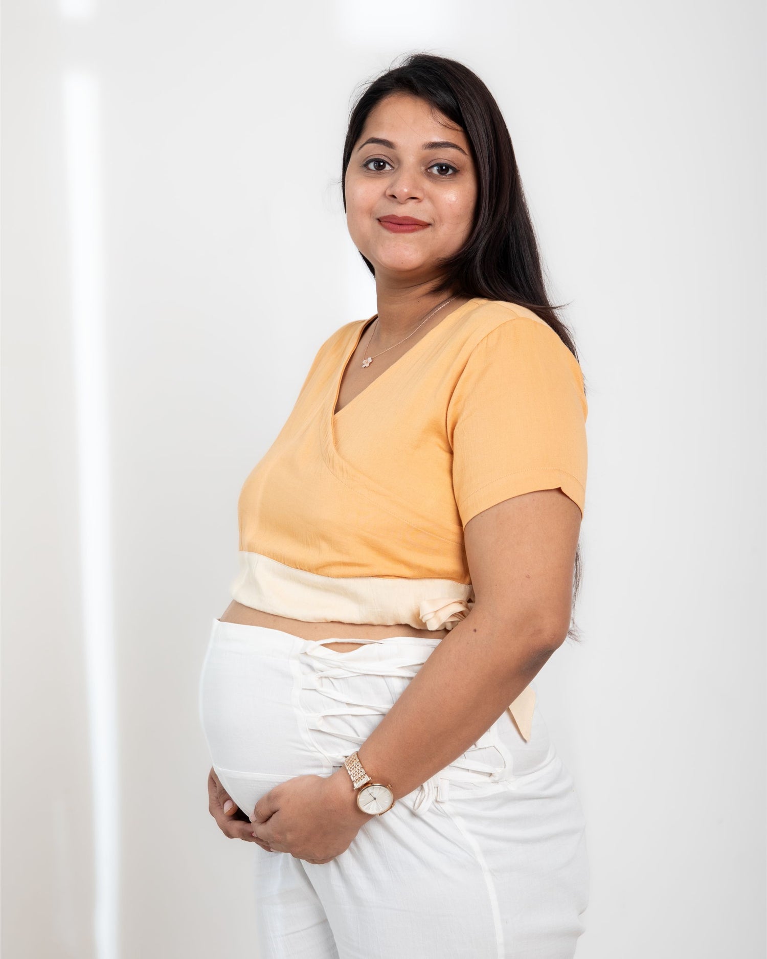 Wrap Style Maternity Support Top