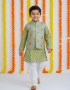 Kurta Pajama + Jacket Set