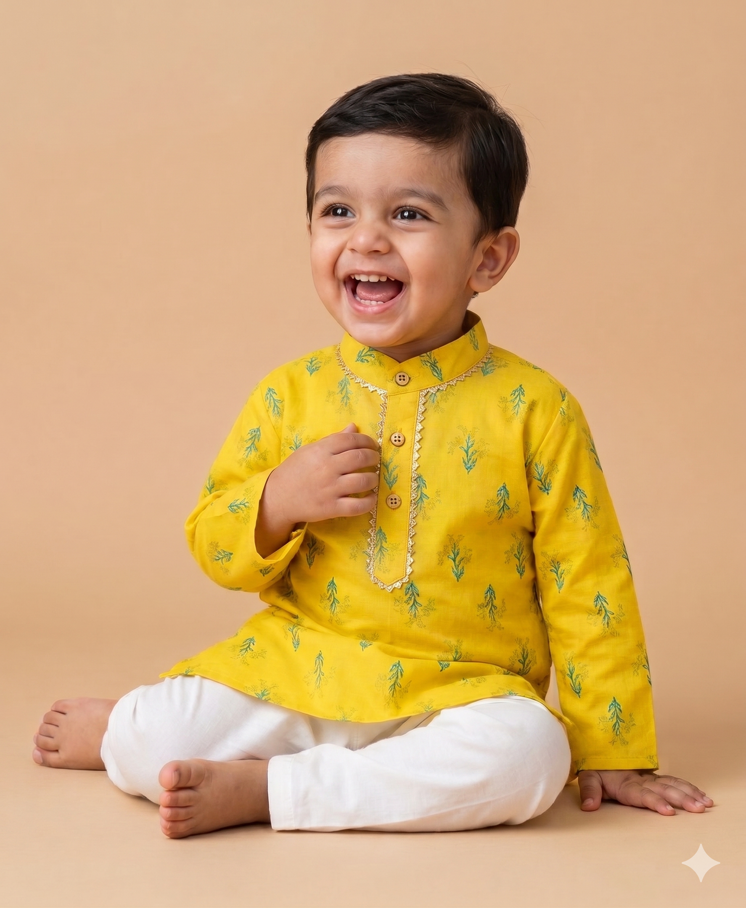 Kanak Handblock Kurta Set