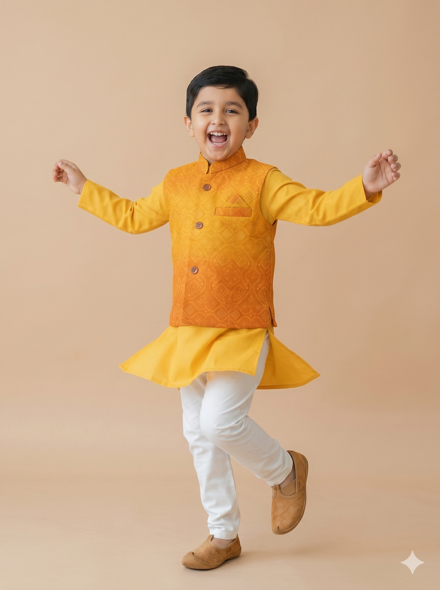 Mitti Sona Kurta Bundi Set