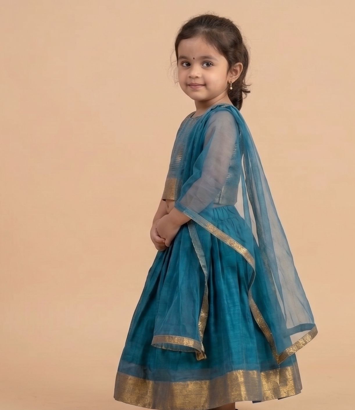 Neelambari Silk Lehenga Set