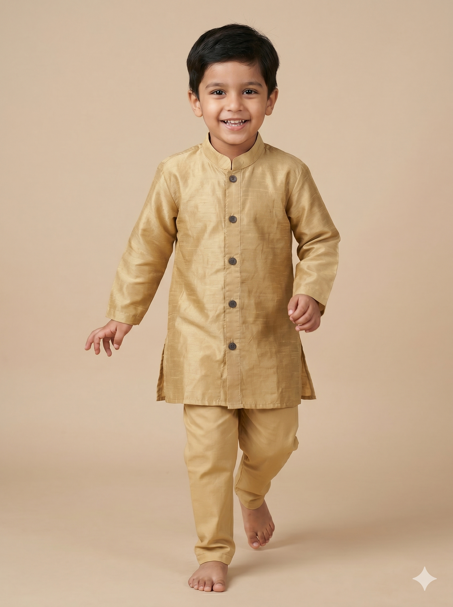 Swarna Vintage Silk Kurta Set