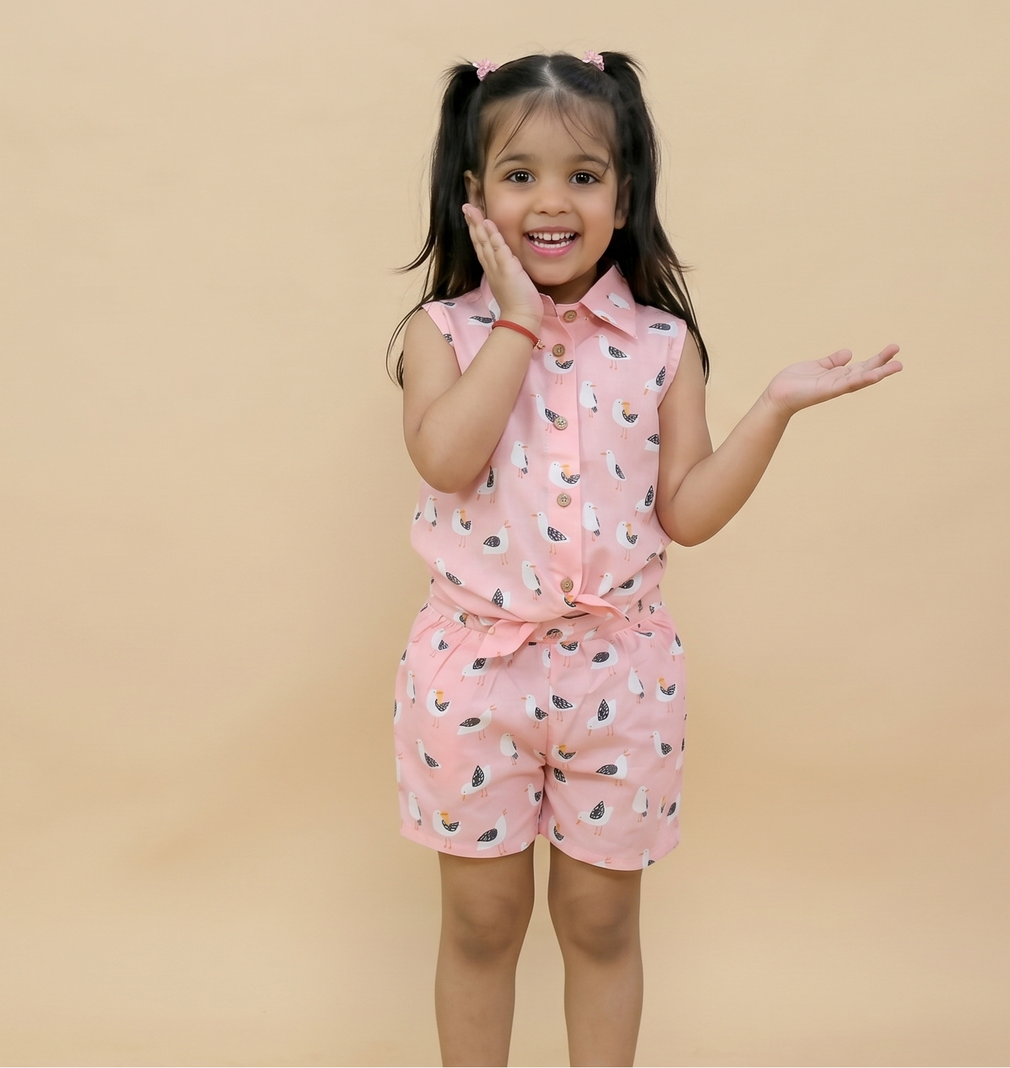 The Cheeky Bird Pink Co-ord Set