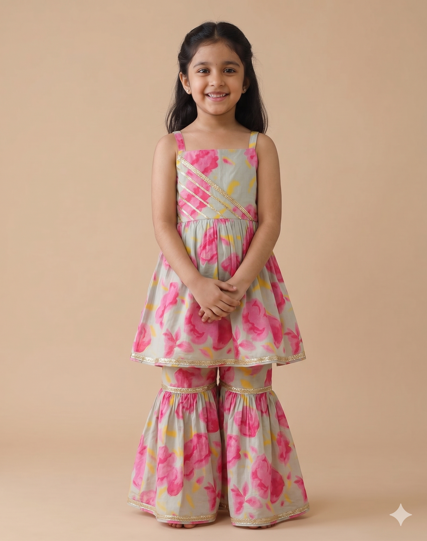 Khwaab-e-Gulaab Kurta Sharara Coord Set