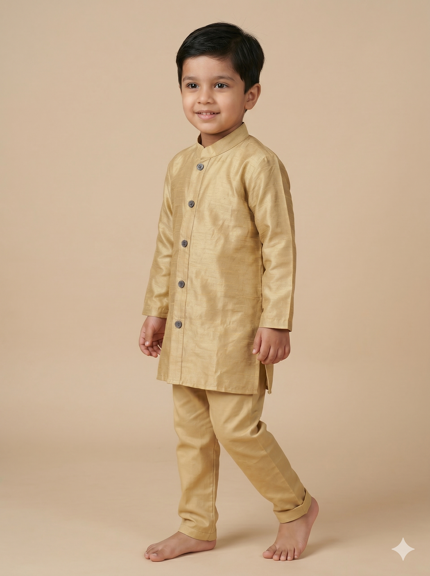 Swarna Vintage Silk Kurta Set