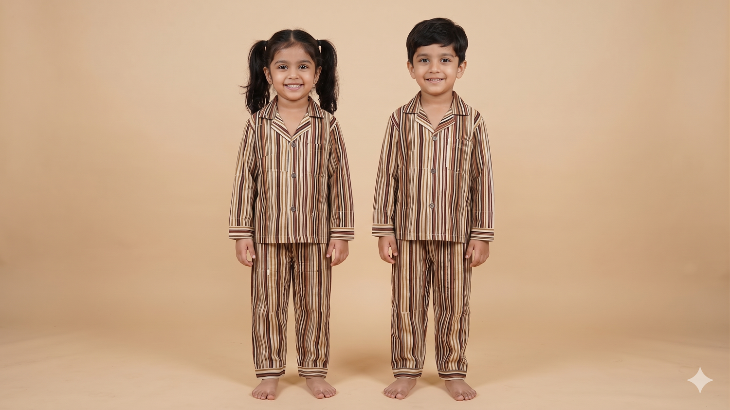 Kids Unisex The Sleepy Stripe Night Set