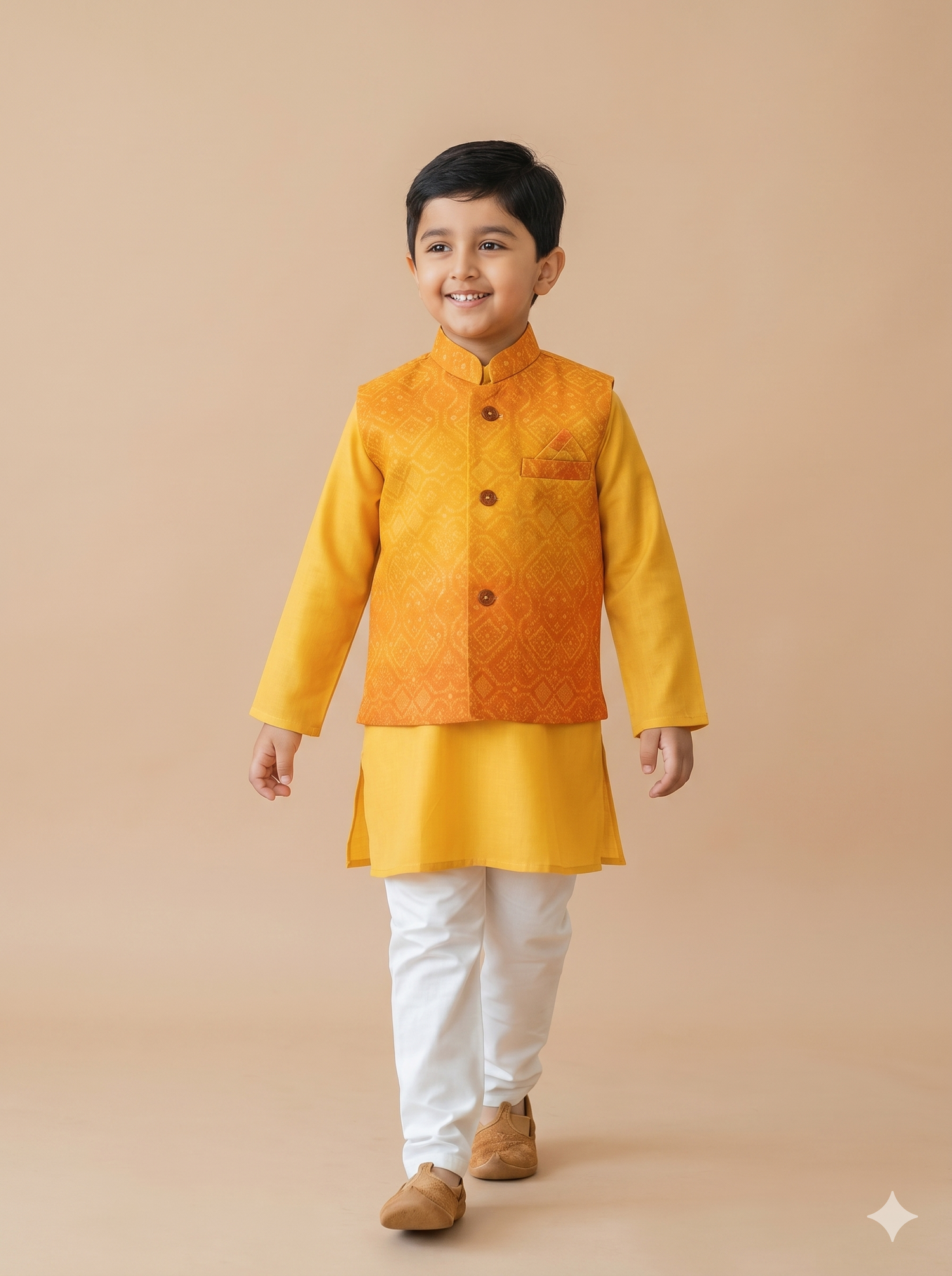 Mitti Sona Kurta Bundi Set