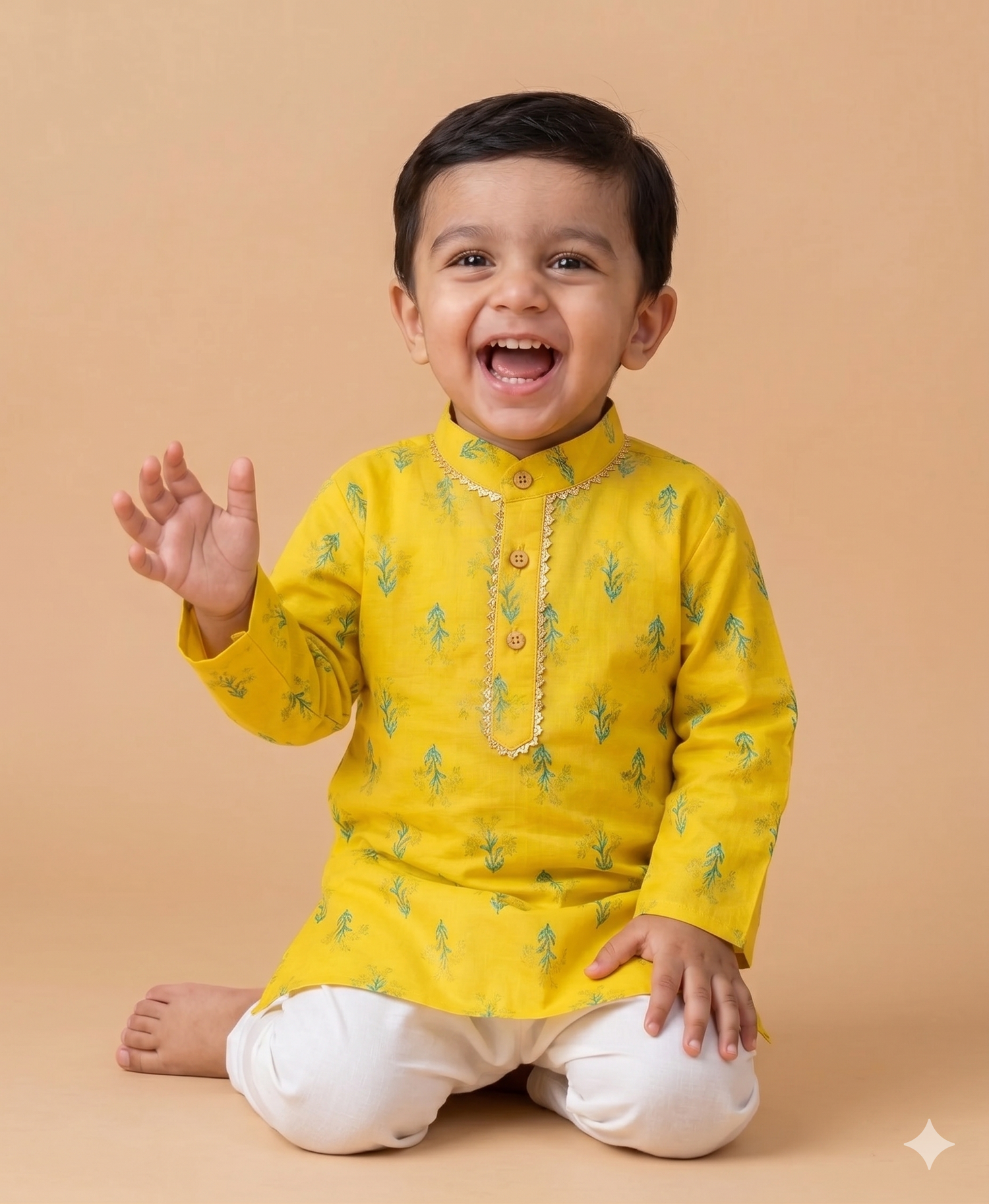 Kanak Handblock Kurta Set