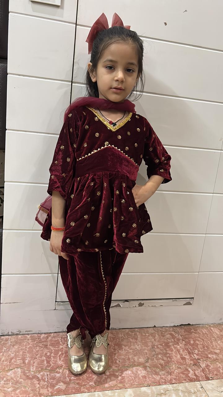 हैंड ब्लॉक प्रिंटेड लहंगा चोली