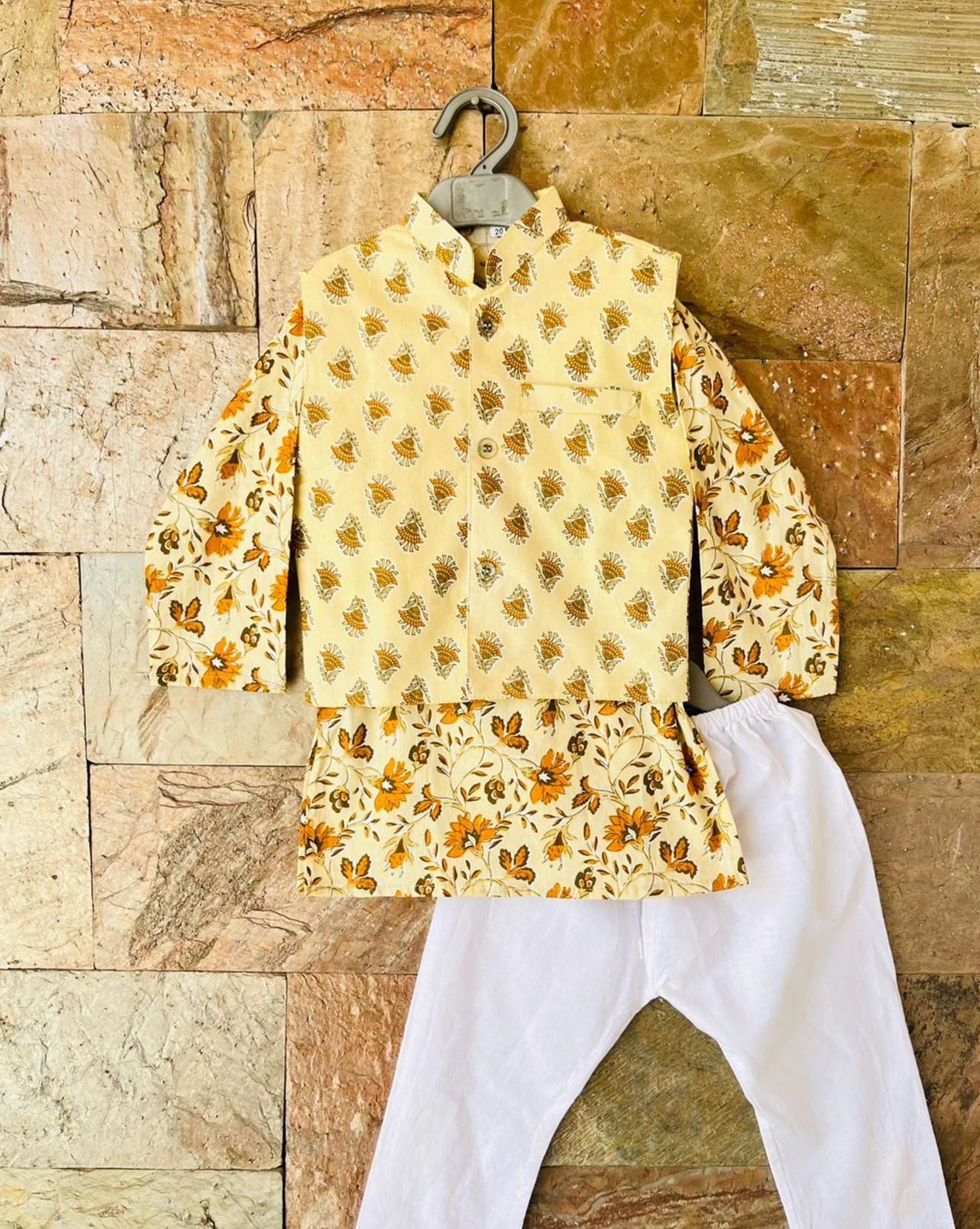 Butter Blossom Jacket Kurta Set