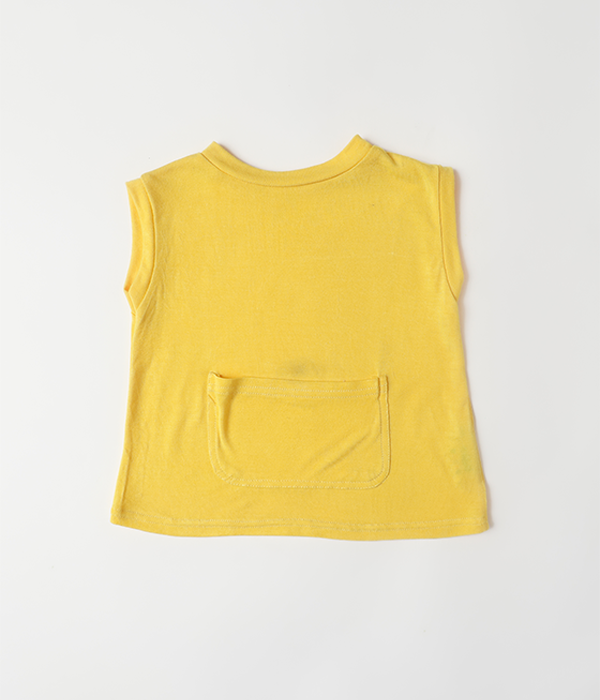 Yellow Summer Pocket Tee