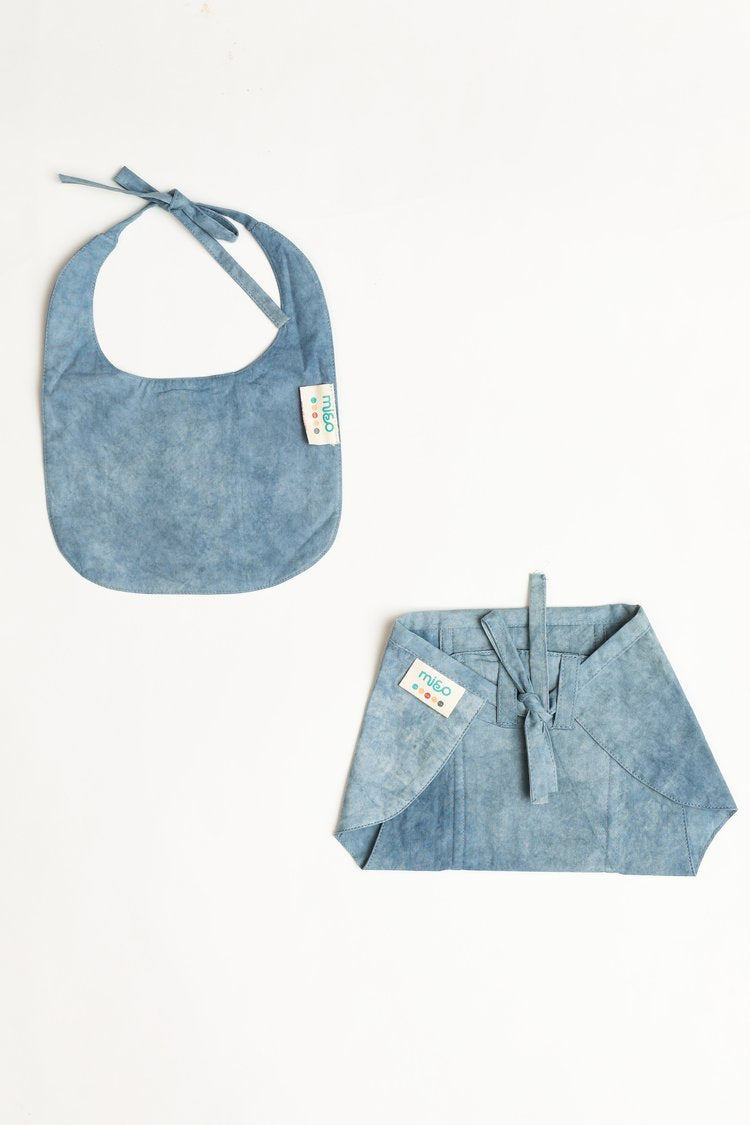 100% कपास पुन: प्रयोज्य नैपी बिब 